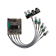 โพเทนชิโอมิเตอร์ ZK-HT22ตะกั่วเครื่องปรับจูนเสียง160W * 2 + 200W เบสย่านเสียงแหลม TDA7498E + ซับวูฟเ