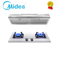 Midea Slim Cooker Hood + Built-In Hob MCH-76MSS + MGH-8216SS(With Safety Valve) MCH76MSS + MGH8216SS