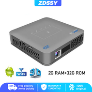 ZDSSY 2025 P15โปร1080P DLP โปรเจคเตอร์3D อัจฉริยะแอนดรอยด์9.0 5G Wifi บลูทูธ DDR4 4GB 32GB Proyector