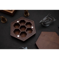 Dice Box DnD | BLACK WALNUT WOOD Vault RPG Set Dungeons and Dragons D&D