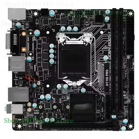 For MSI H110I PRO Motherboard Mini-itx LGA1151 DDR4 Mainboard Test OK