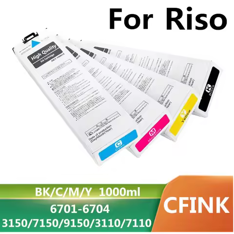 CFINK Compatible Ink Cartridge No Chip For Riso 3150 7150 9150 3110 7110 3150R 7150R S-6701G S-6300G