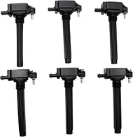 UF648 Set of 6 Ignition Coils Pack Fits for Wrangler Grand Cherokee Avenger Charger Durango Dart Ram