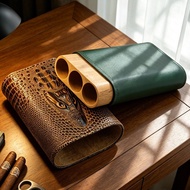 Cigar Cover Cedar Wood Portable Cigar Cover Cigar Box Travel Cigar Cover Moisturizing Cover 3 Pack L