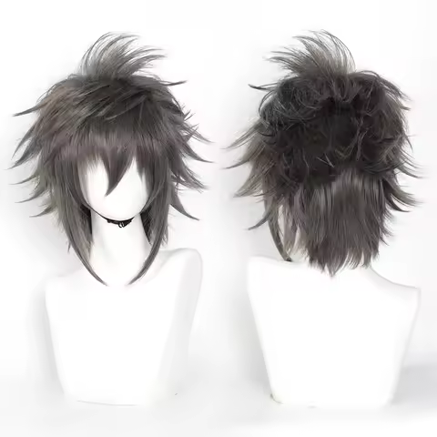 Cosplay Wig Final Fantasy Anime Impact Game Role-Play Anime Wig Ff7 Cosplay Synthetic Wig for Anime 