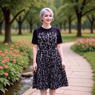 Xi Ruyu Ice Silk Summer One-Piece Dress - Plus Size