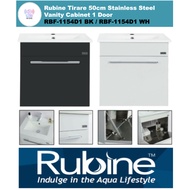 Rubine Tirare 50cm Stainless Steel Vanity Cabinet 1 Door