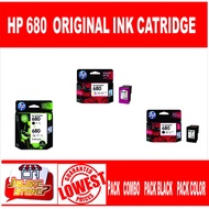 HP 680 Ink Black, Tri-Color, Combo-Pack Original Ink Advantage Cartridge