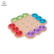 [szgrqkj3] Noughts and Crosses Peg Game Portable Noughts and Crosses Peg Game Board Lightweight Chil