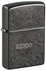 Zippo Lighter: Circuit Board Design - Gray Dusk 81320