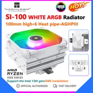 Thermalright SI-100 White ARGB Radiator 6 Heat Pipe 100mm High AGHPIII CPU Cooler Intel LGA1700 115X