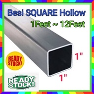 1"x1"(25mm) Besi Hollow Petak (1feet-7feet) 1.2mm