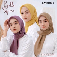 Bella Square Plain Square Hijab Part 5 Bella Square Hijab/ Square Hijab/