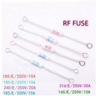 2-5PCS thermal fuse Home appliance fuse RF250V RF 250V 10A 20A 165°C 185°C 216°C 240°C 200°C 230°C