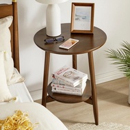 Solid Wood Side Table Simple Narrow Side Table Movable Table Side Table Bedroom Side Table Living Ro