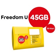 Jual KARTU PERDANA FREEDOM U 45GB 30 HARI Diskon