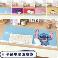 Cartoon Cartoon Computer Keyboard Mat Stitch Keyboard Mat Mouse Mat Office Computer Desk Play Game M