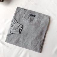 Adreena blouse knit lengan balon - Top blouse ribbed lengan panjang wanita daily