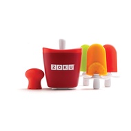 Zoku Red Single Pop Maker - Ice Cream Stick Maker, Instant Ice Cream Maker