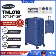 (10 YEARS UNBREKABALE WARRANTY) SOKANO Travel Star TNL018 Signature Unbreakable Polypropylene PP Lug