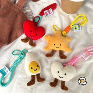 Cute Plush Pendent Keychain Star Plush Keyring Cute Cartoon Pendent Ornament Accessories Gift