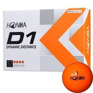 Honma Golf HONMA 2022 D1 橙色高爾夫球 1 打