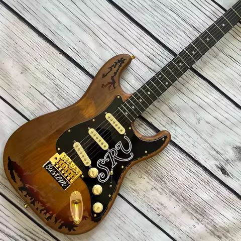 2026 Hot Sale 39 inches Guitar Brown Alderwood Body Rosewood Fingerboard