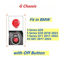 Start Stop Engine With OFF Button To Start Engine Start Button Cover For BMW G Chassis G01 G11 G20 G