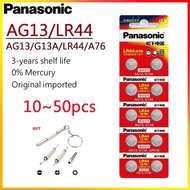 10-50PCS AG13 Battery A76 LR44 357 SR1154 SR44 LR 44 1.5V Alkaline Batteries For Watch Calculator To