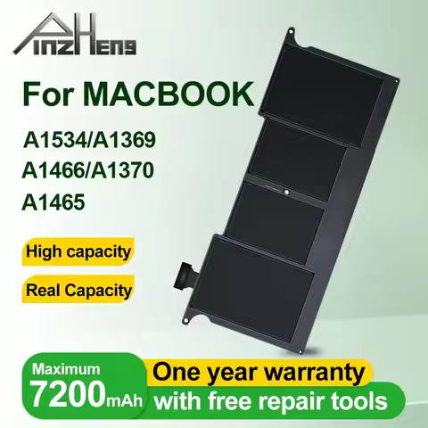 PINZHENG Laptop Battery For Macbook Air 13'' A1466 A1369 A1465 11'' A1370 12'' A1534 A1377 A1405 A14