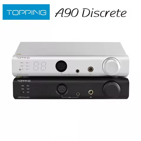 TOPPING A90 Discrete Fully Dirscrete Balanced Headphone Amplifier NFCA 4Pin XLR /4.4 Balanced/6.35mm