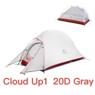 Naturehike Cloud UP Series Ultralight Campingเต็นท์กันน้ำเต็นท์เดินป่ากลางแจ้ง 20Dไนลอนเต็นท์ฟรี