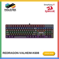 Redragon K608 Valheim Rainbow Gaming Keyboard, 104 Keys NKRO Mechanical Keyboard | Holistek