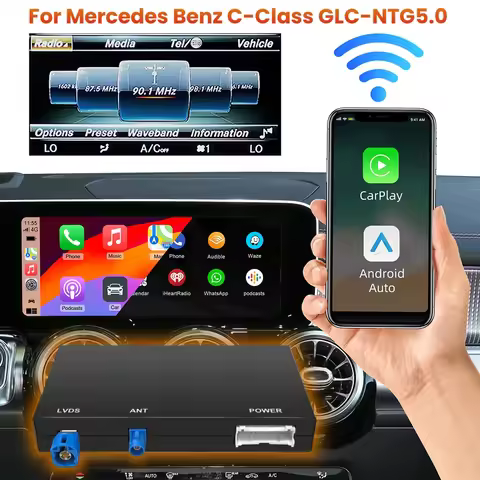 Wireless Carplay box For Mercedes Benz A B C CLA GLA GLK CLS GLE W205 W204 W246 ML NTG 5.0 5.1 5.2 A