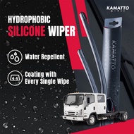 Kamatto Wiper Isuzu ELF/N-Series NLR CREW/NMR CREW/NPR CREW (2014-Present) Hydrophobic Silicone Wate