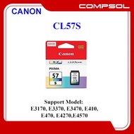 Canon CL57S Ink Cartridge 8.7ML Colour Support Model: E3170, E3370, E3470, E410, E470, E4270,E4570