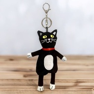 欠揍貓/黑貓絨毛零錢包吊飾/耳機包 酷樂村 現貨販售