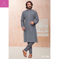 {**ส่งฟรี**} SMALL INDIA 💁‍♂️ Art Silk Traditional Mens Wear 💁‍♂️ Kurta Pajama For Men