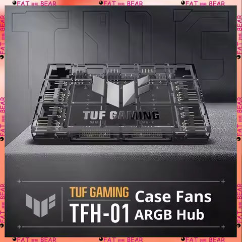 ASUS Hub TUF GAMING PWM Fan Hub Chassis Fan ARGB Hub 6 Fans Support TFH-01