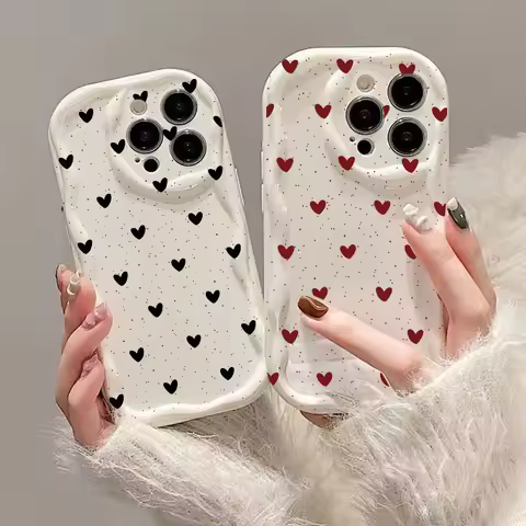 Love Heart Silicone Case For Xiaomi 15T 17 Pro Max POCO X7 X6 Pro F7 F6 M6 M7 X5 F3 F4 M4 X3 15 Ultr