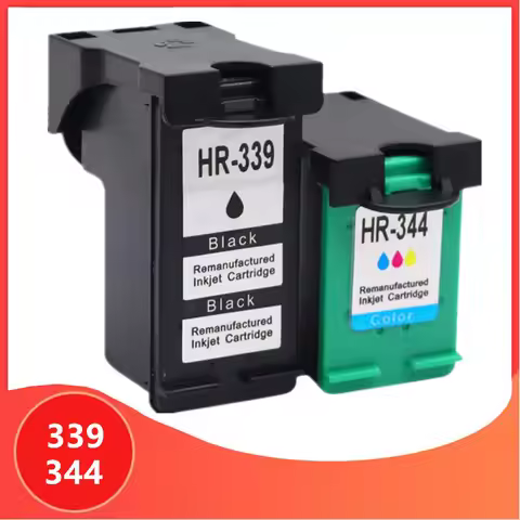 Compatible 339 344 Ink Cartridge for HP339 for HP344 for HP OfficeJet 7210 7313 7410 Photosmart 2710