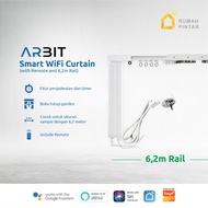 ARBIT Smart WiFi Curtain Gorden Motor + Remote + Rail 6.2 Meter