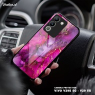 HP HS03 Case Vivo V29E 5G - V29 5G - Softcase Glass Kaca - Hardcase 2D Glossy - Protective Phone Cas
