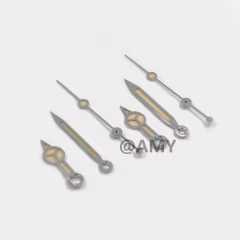 Watch accessories Retro 3135 movement, green luminous hands 16610LV, 16610LN watch hands