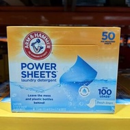 現貨 ARM & HAMMER 超濃縮洗衣紙 (1盒50片)