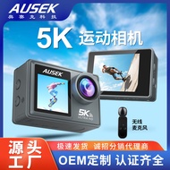 5k Kamera 4k Sukan Kamera Anti Goncang HD Wayarles Menembak Luaran Perakam Memancing Kamera Berbasik