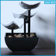 [Wishshopelq] Traditional Chinese Feng Shui Small Water Fountain Decor Ornaments Indoor Outdoor EU Plug