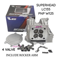 LEO LC135 Racing Superhead PNP W125 Use 19/22 20/23 22/25 24/27 25/28 (WAVE125 Racing Head LC135)