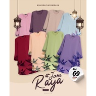 NURSAFIA KURUNG AYESHA V1, BAJU KURUNG, KURUNG MODEN CORAK BUNGA