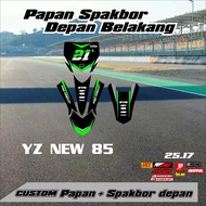 NEWEST YZ NEW 85 START NUMBER BOARD DECAL STICKER AND FRONT REAR FENDER 25.17